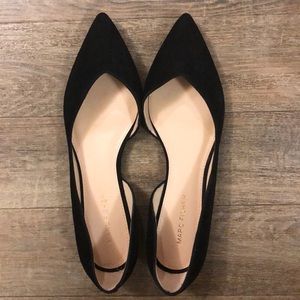 NWT Marc Fisher Black Suede Size 8 Flats